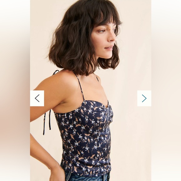 Kourt Genevieve Satin Corset Top - Picture 2 of 5